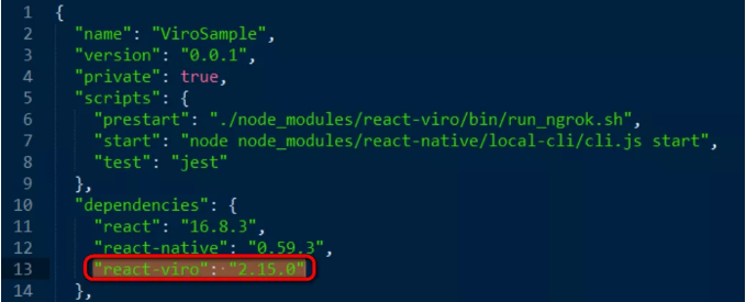 在React-Native項(xiàng)目里引入ViroReact的依賴(lài)